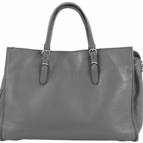 BALENCIAGA Gray Leather Bag - Picture 2 of 13